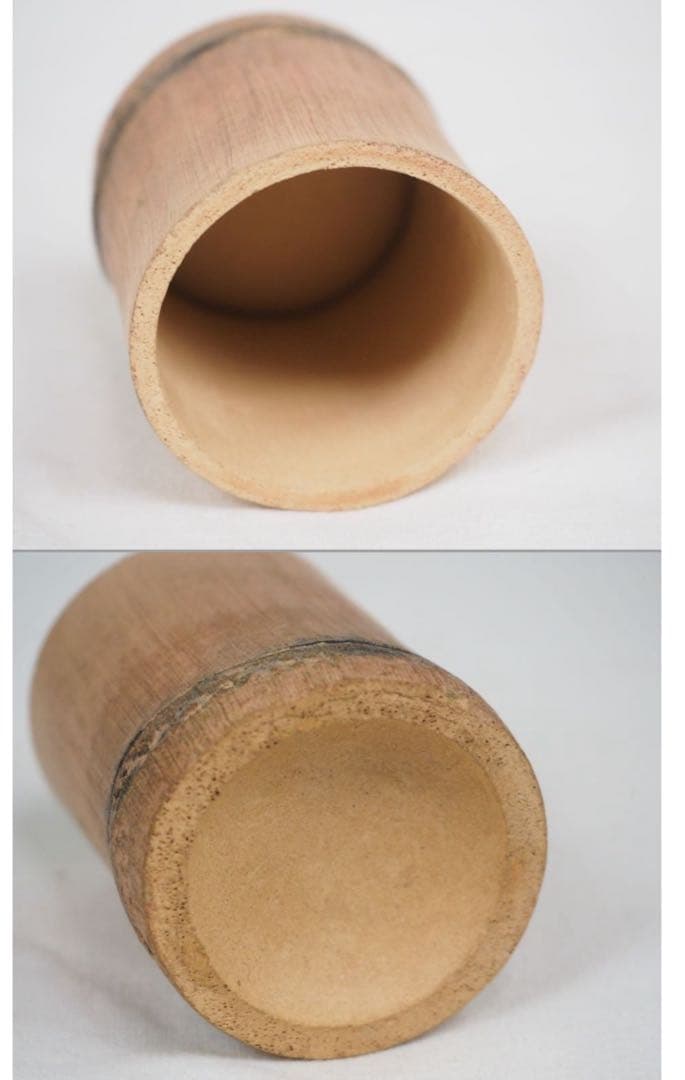 送料無料　作家物　白泥竹形急須・杯セット 未使用　煎茶道具
