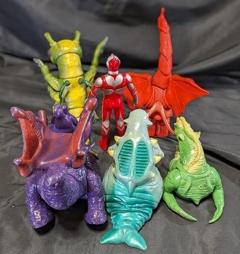 ウルトラマングレート＆登場怪獣（バンダイ）ソフビフィギュア６体セット