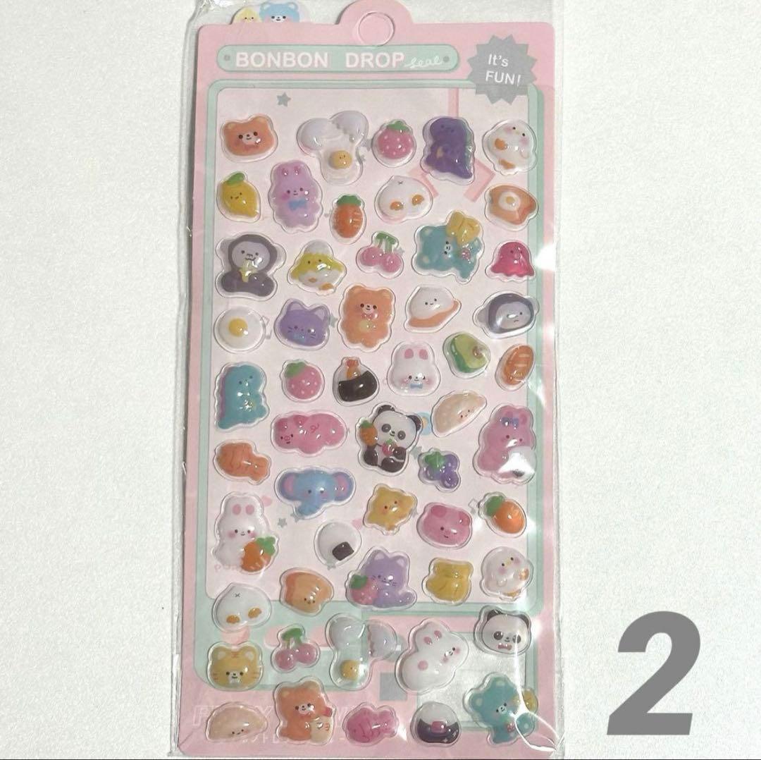 リピ続出⭐️シール帳 A7透明 クリアバインダー シールリフィル 台紙10 ピンク