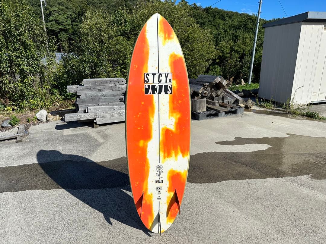 ステーシー×オーシャンアンドアースコラボ　ソフトボード　5’8 ツインピン