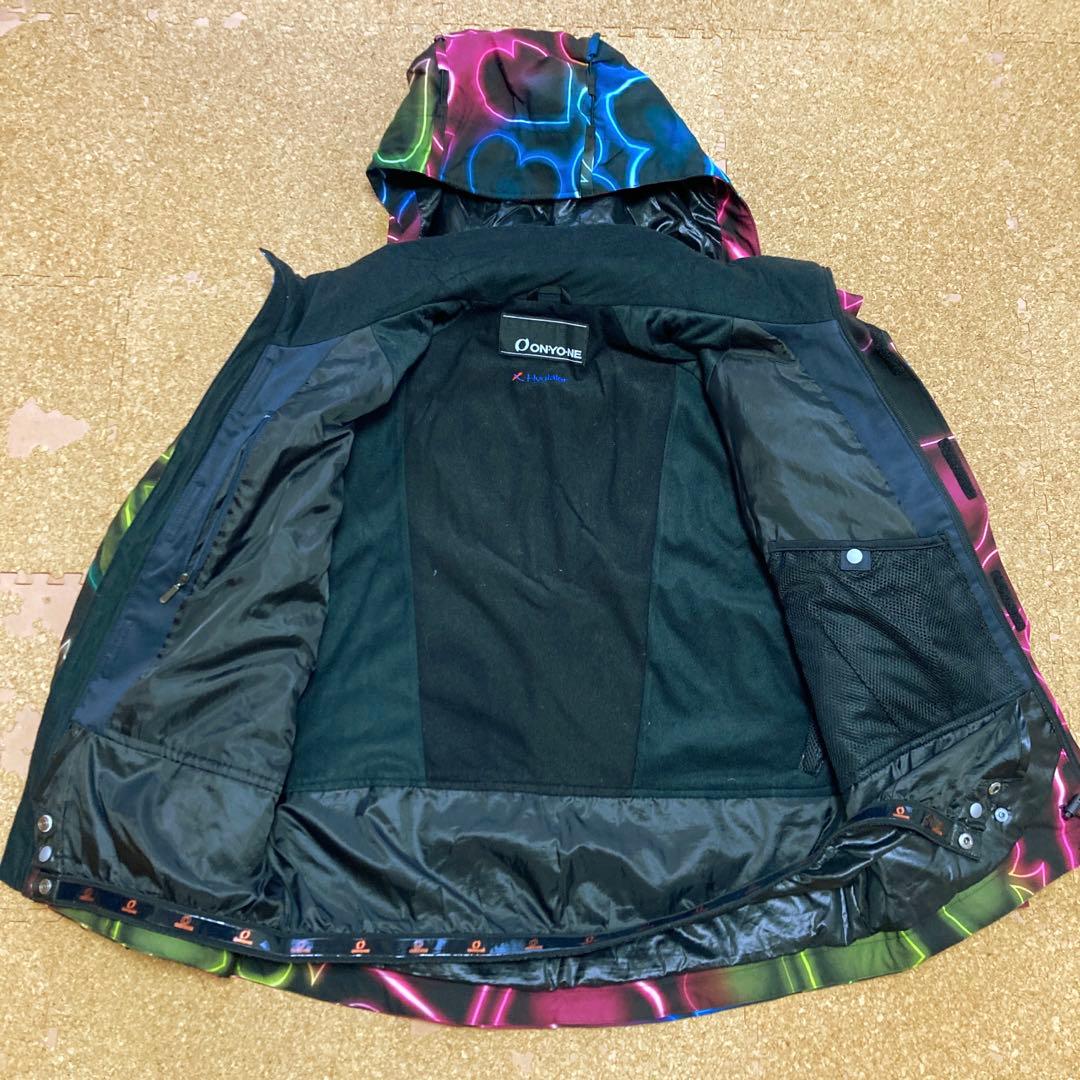 【美品】オンヨネ ONYONE スキーウェア スノボ スキー Sサイズ メンズ黒