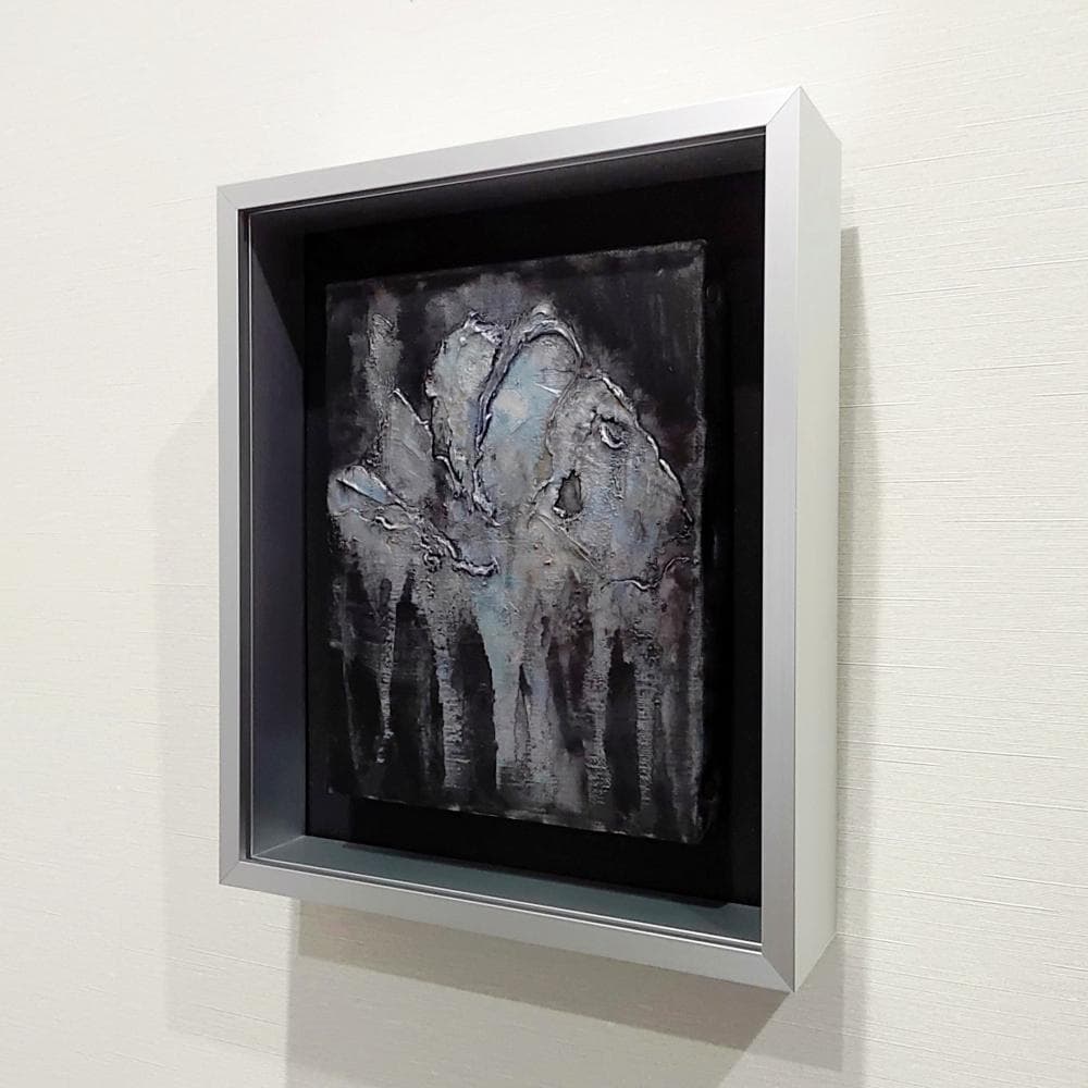 内野隆文　抽象画　F0号　絵画　現代アート　キャンバス　アクリル　美術　額縁