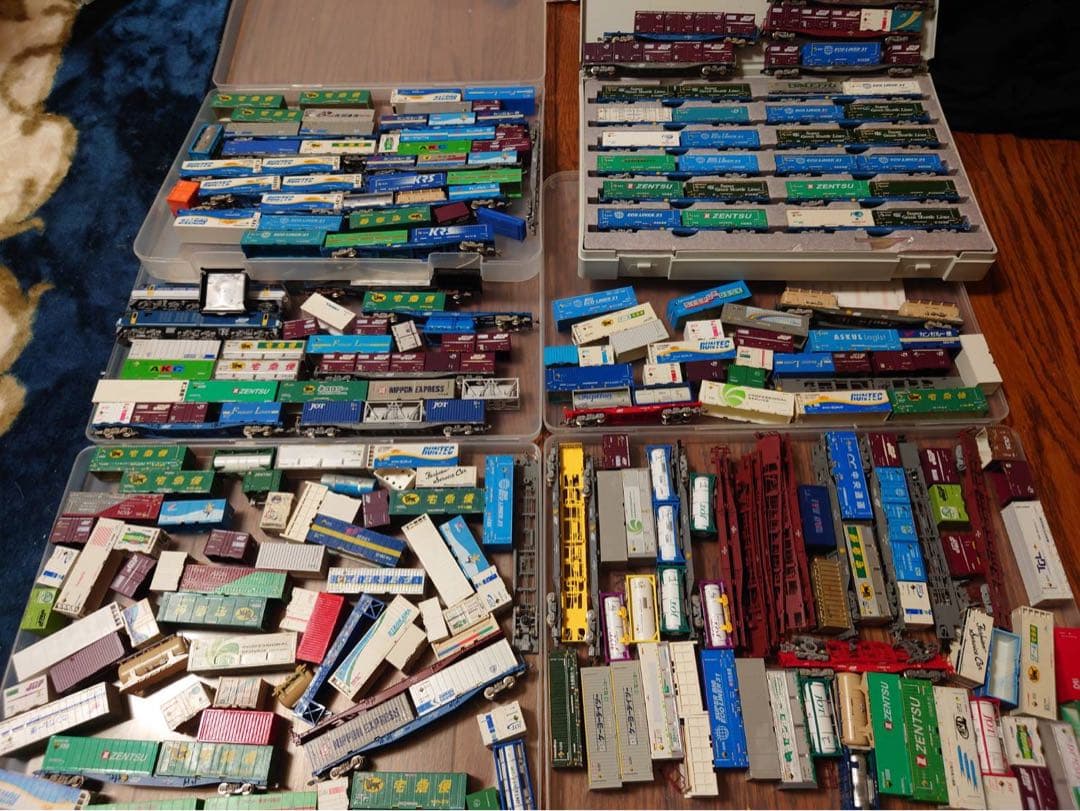 ジャンク品貨物列車 コンテナ 機関車ジャンク現状品