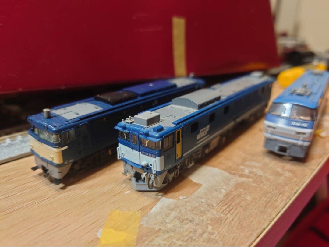 ジャンク品貨物列車 コンテナ 機関車ジャンク現状品