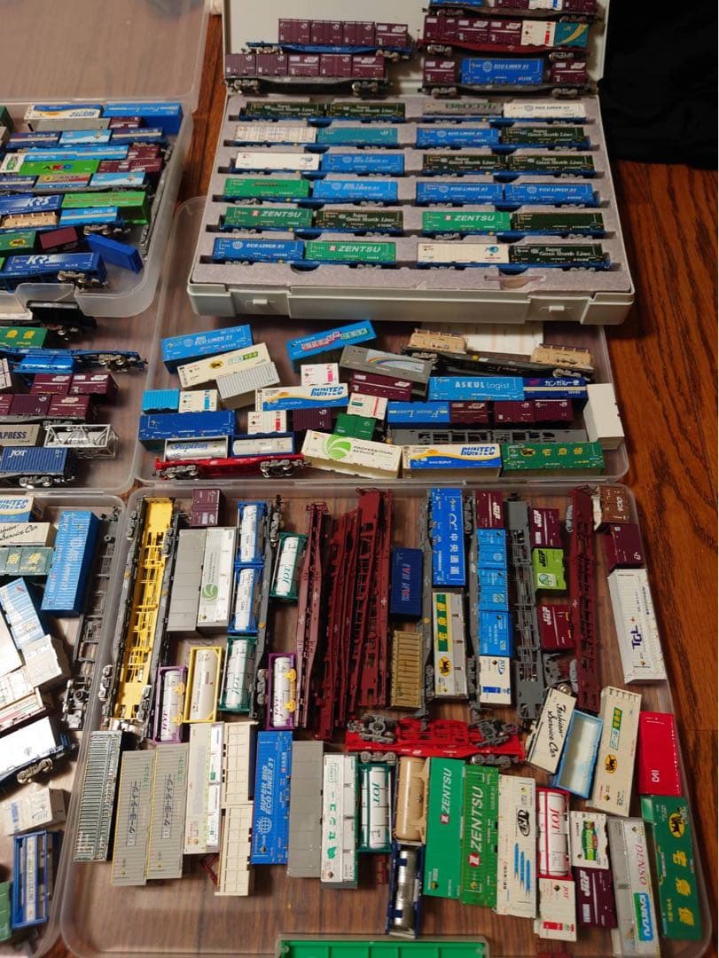 ジャンク品貨物列車 コンテナ 機関車ジャンク現状品