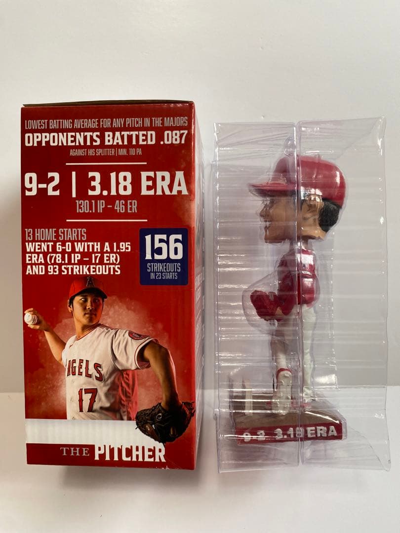 希少品 大谷翔平 エンジェルス ヒストリックシーズン記念ボブルヘッド