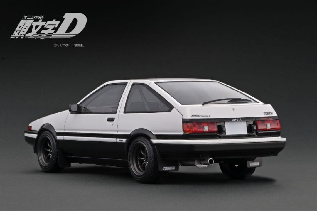 頭文字D イグニッションモデル　AE86 藤原拓海フィギュア付き　60台限定