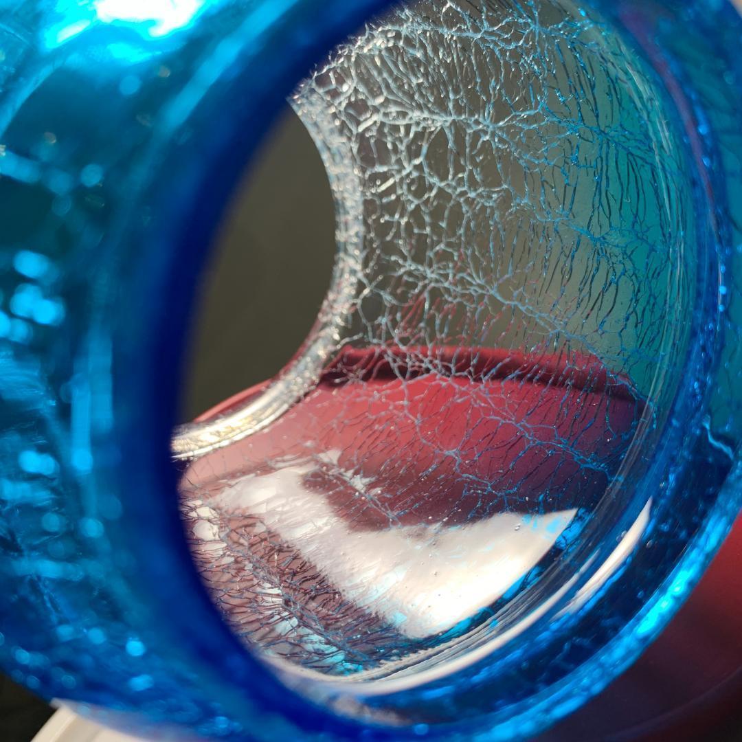 【限定】クラックグラス クラシックブルー ハーフ Feuerhand276