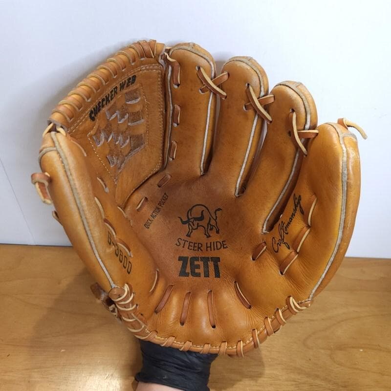 ZETT ゼット クラウンラベル 70～80年代 王冠 ビンテージ 硬式グローブ