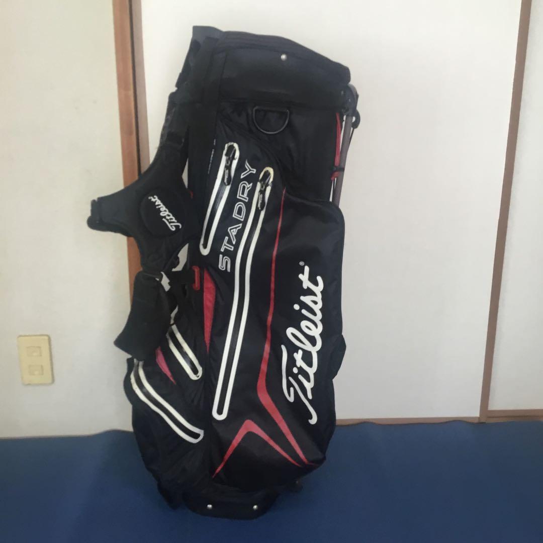 【防水軽量希少モデル】タイトリストSTADRY キャディーバック