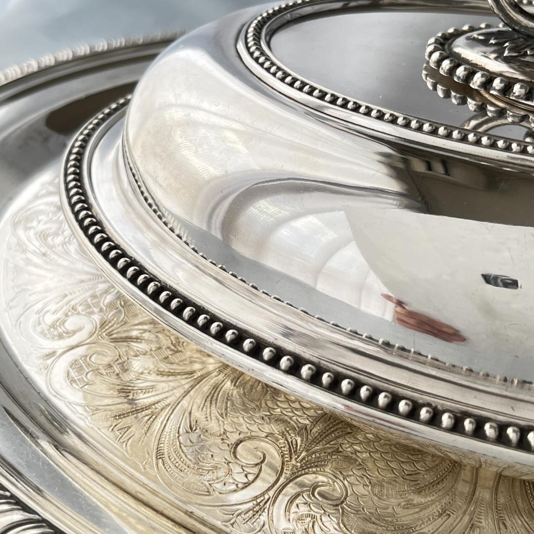 【Mappin&Webb】 マッピンアンドウェッブ パールのアントルメサーバー