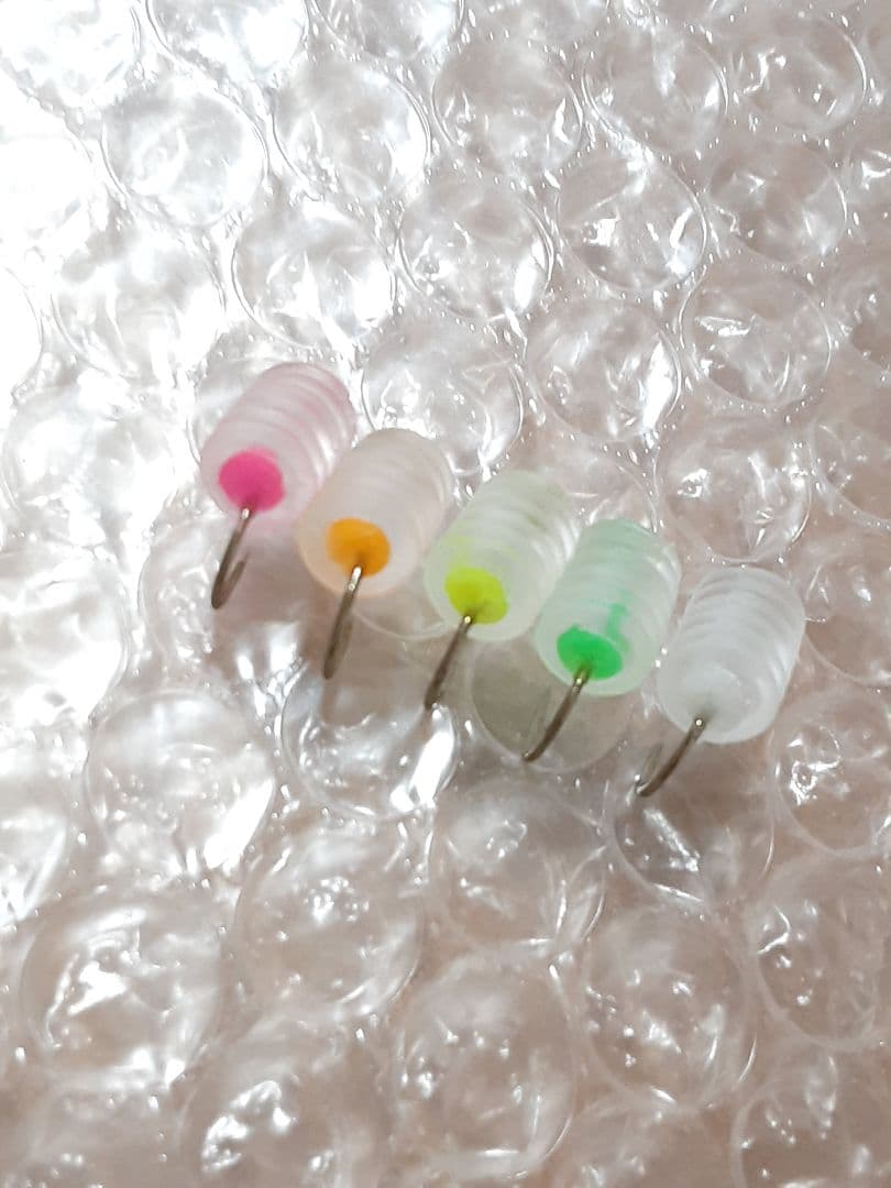 管釣り エリアトラウト ペレットルアー  グロー　5個　セット