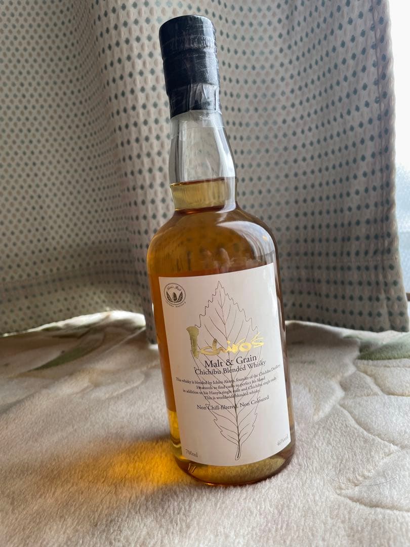 イチローズモルト 白ラベル 初期の希少な純国産ウイスキー パラフィン巻保存