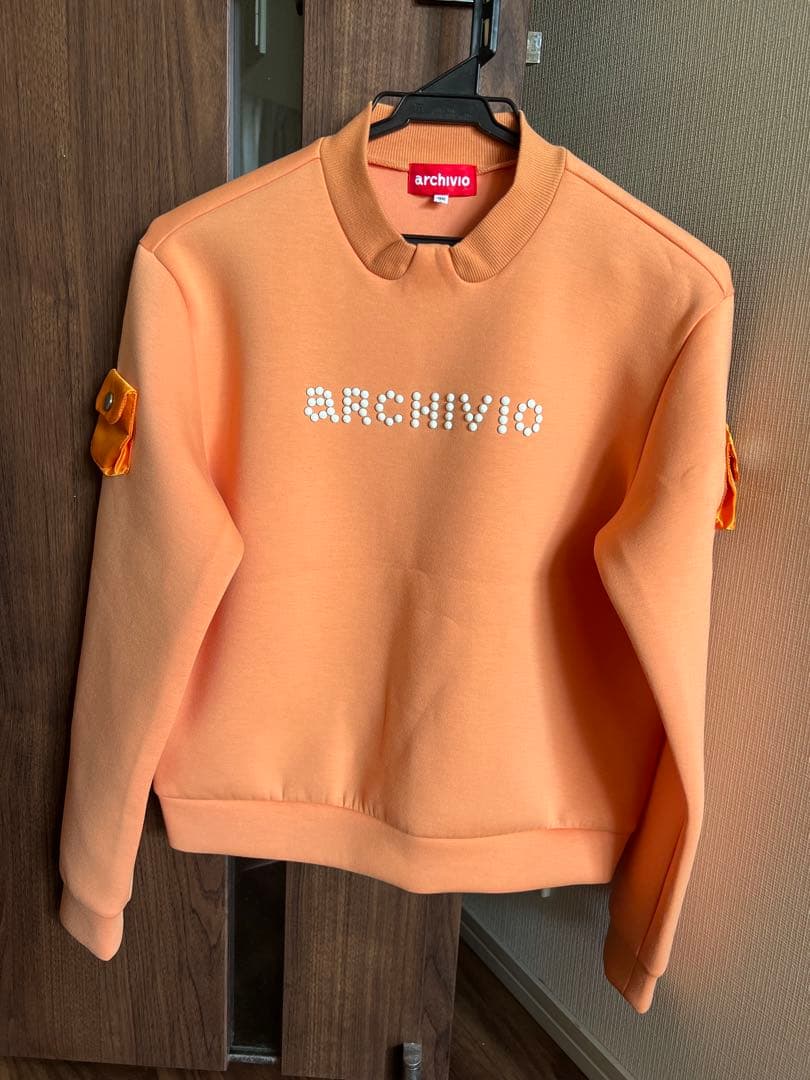 archivio オレンジ セーター 36