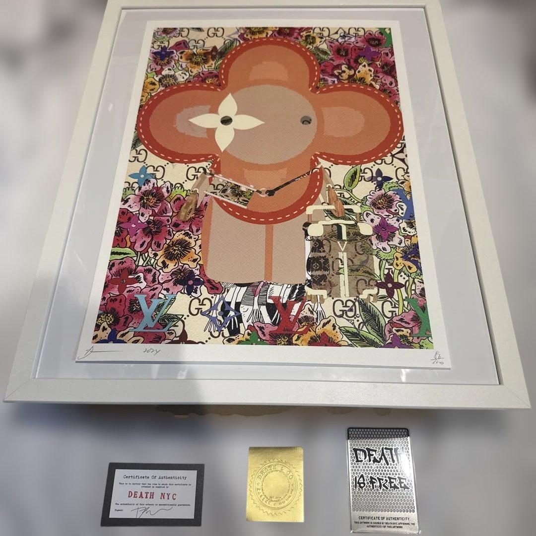 death nyc 世界限定100枚　現代アートポスター　ヴィトン