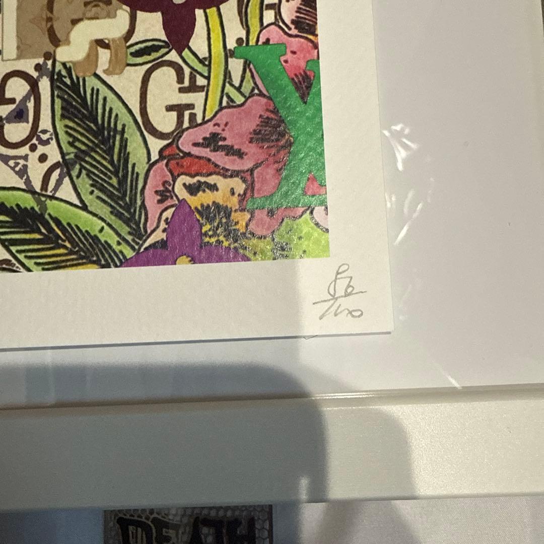 death nyc 世界限定100枚　現代アートポスター　ヴィトン