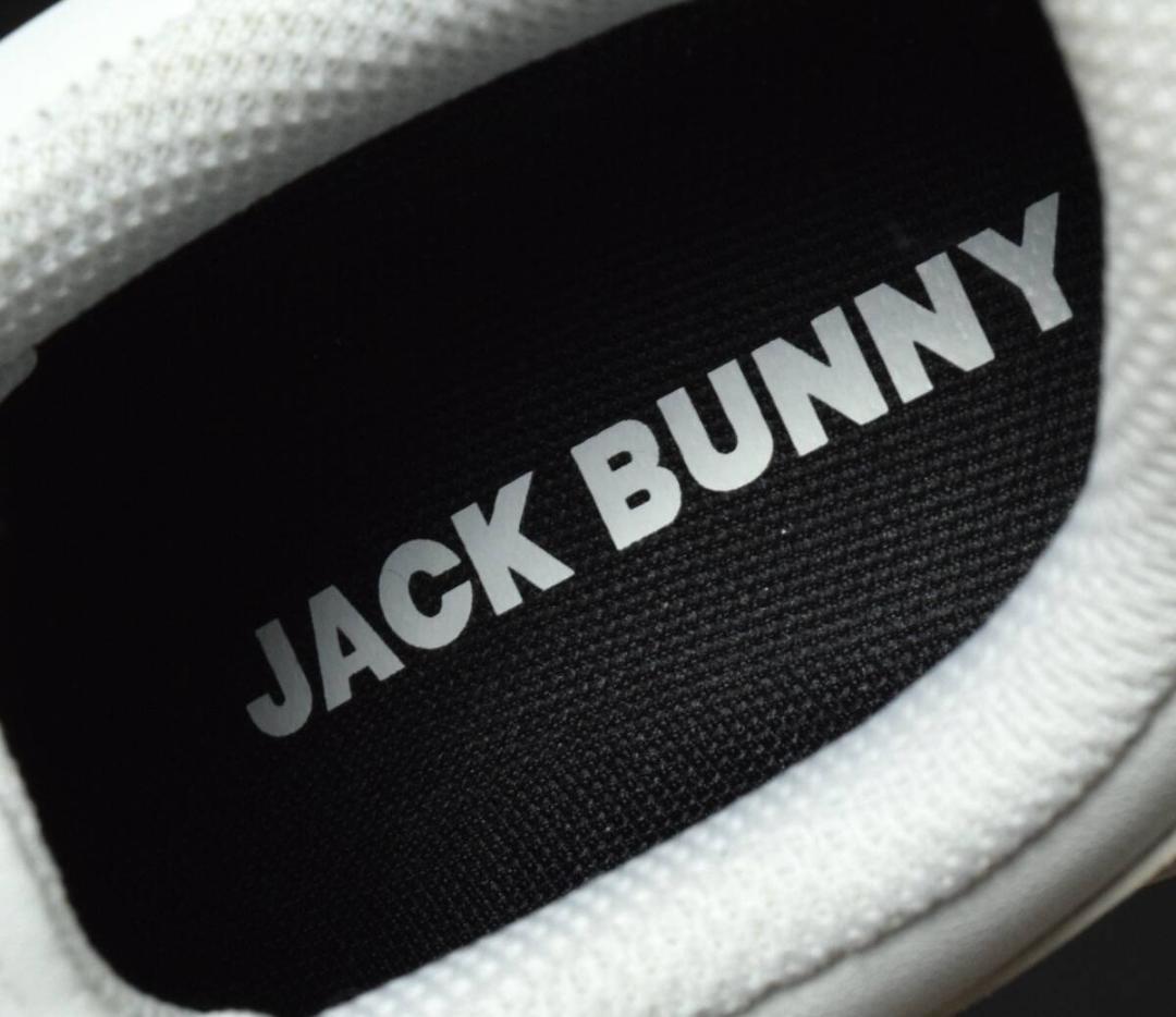 ジャックバニー エアーソール ゴルフシューズ 23.5 ホワイト×ターコイズ