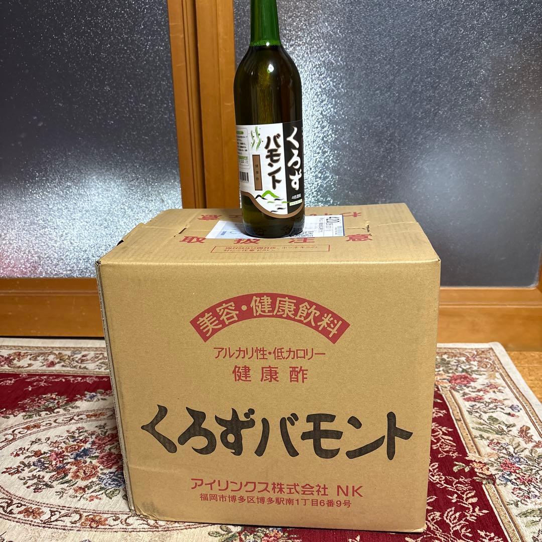 くろずバモント 健康酢 720ml×12本入