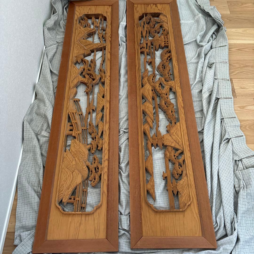 欄間セット らんま アンティーク 古民家 骨董品 貴重