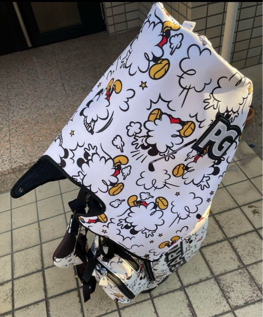 パーリーゲイツ 総柄 スタンド式 キャディバッグ ＜ミッキーシリーズ＞