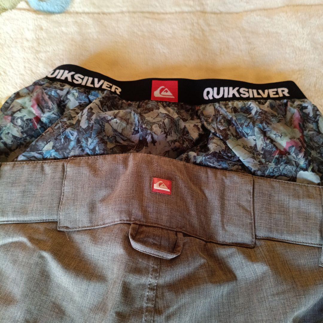 QUIKSILVER スノーボードパンツ ビーニー ロンTおまけ付き