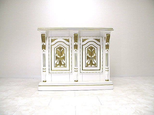 ロココ様式レジカウンター　　アンティーク調/ロココ調/レジ台/受付カウンター