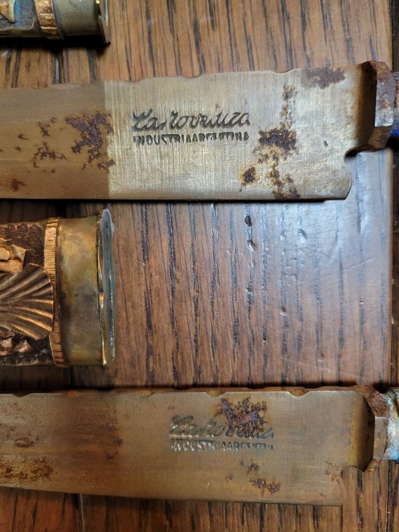 【2本】アルゼンチン ヴィンテージ la Movedira社製 ガウチョナイフ