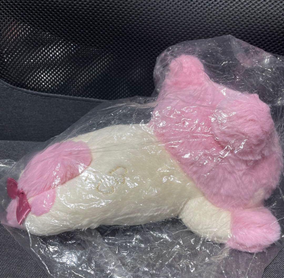 リラックマ ストロベリーキャット ぴょこぴょこ抱きぐるみ　コリラックマ　ネコ