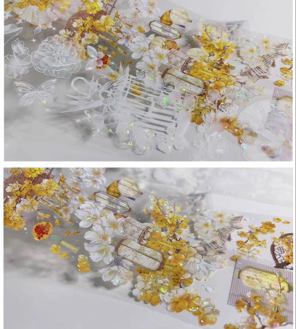 花柒所《如汐》海外マスキングテープ　マステ 【2382】