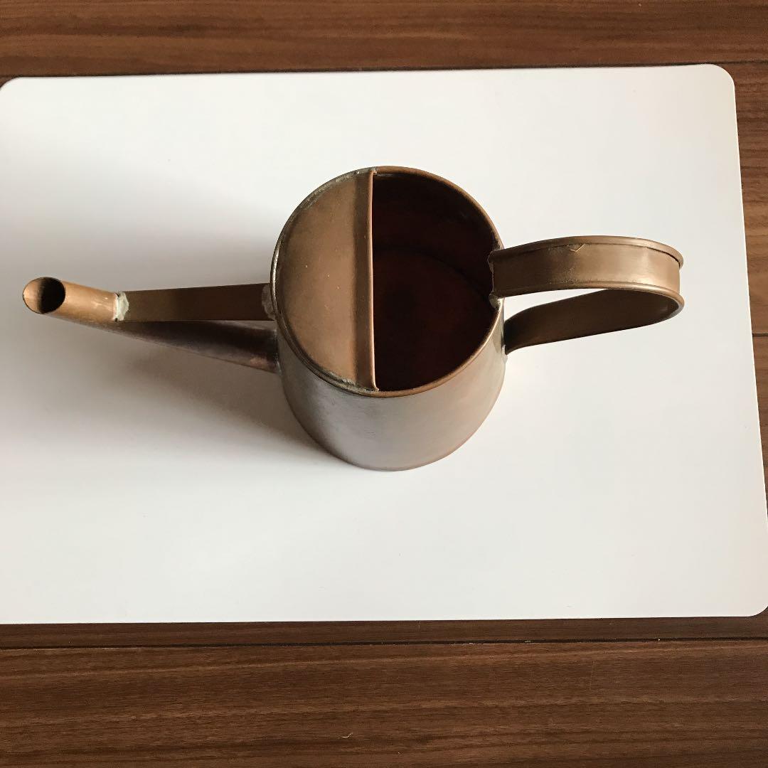 銅製　水差し　じょうろ　実用可　アンティーク