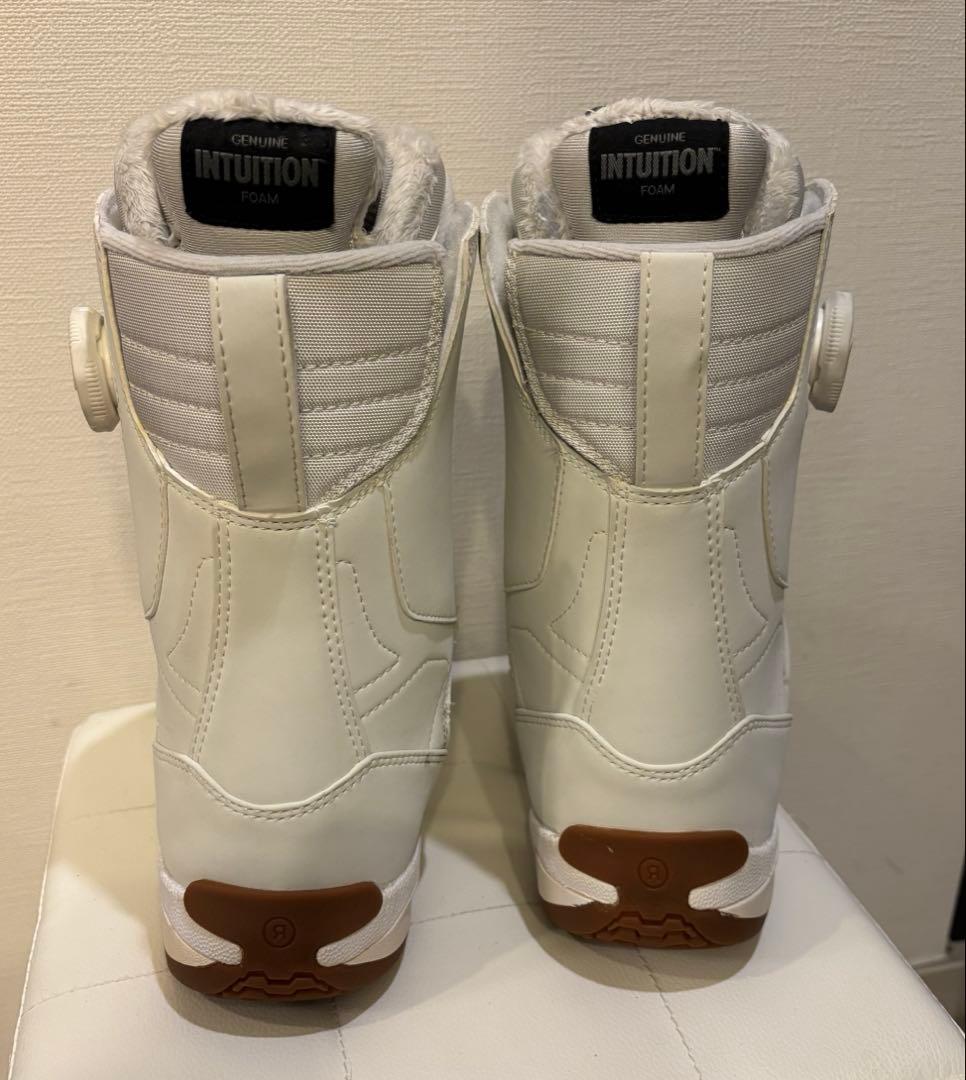 RIDE HERA ホワイト ブーツ ダブルボア 22~22.5cm