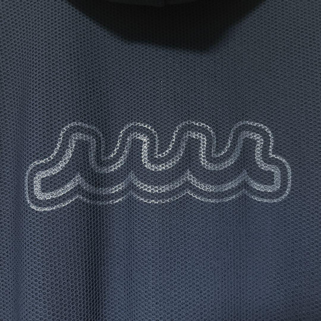 mutaMARINE ムータマリン バックロゴ メッシュ ジップ パーカー 長袖