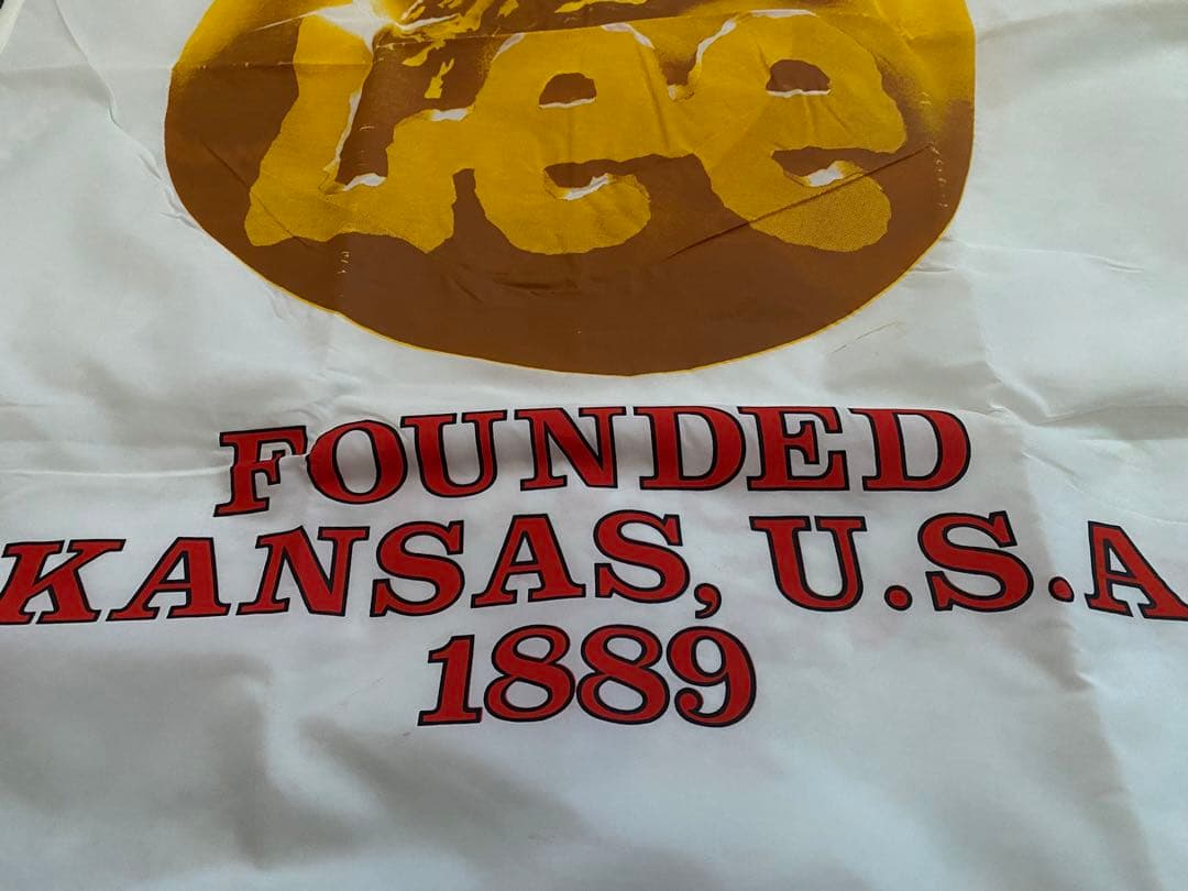 Lee リー　店舗用　販促品　80's 大判　タペストリー　フラッグ
