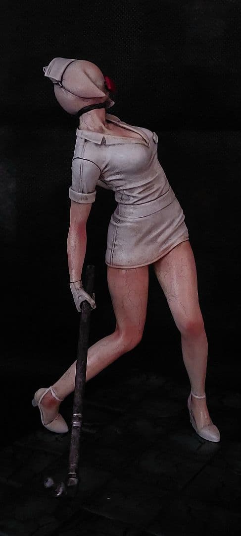 サイレントヒル　バブルヘッドナース フルリペイント生足仕様　オリジナルベース