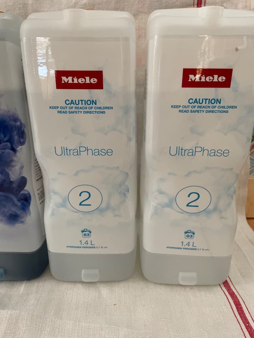 新品未使用 ミーレ 洗濯洗剤ウルトラフェーズ1&2 計5本セット