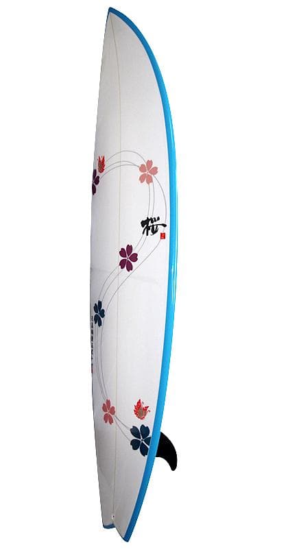 【配送料込】和柄サーフボード　天真爛漫 5'10 ディスプレイにも最適