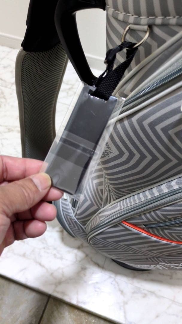 ニューバランス　ゴルフキャディバッグ3Dゼブラ