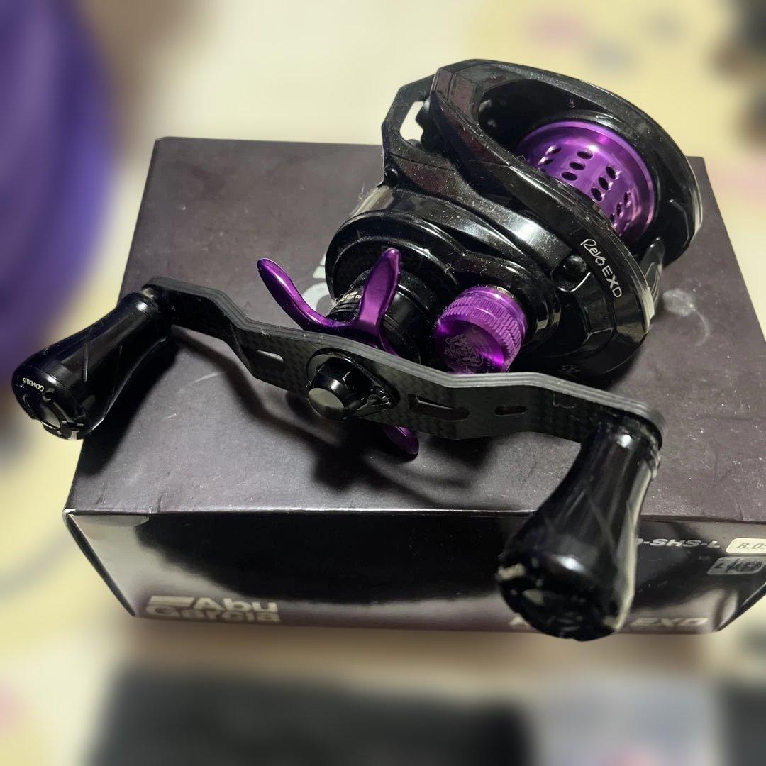 【美品】アブガルシア　REVO EXD SHS-L 社外品ノブ