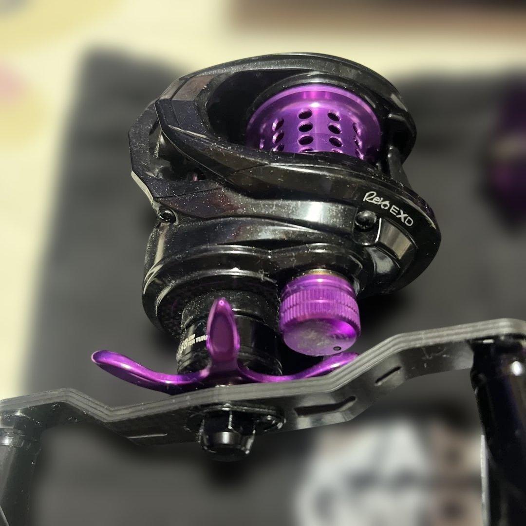 【美品】アブガルシア　REVO EXD SHS-L 社外品ノブ