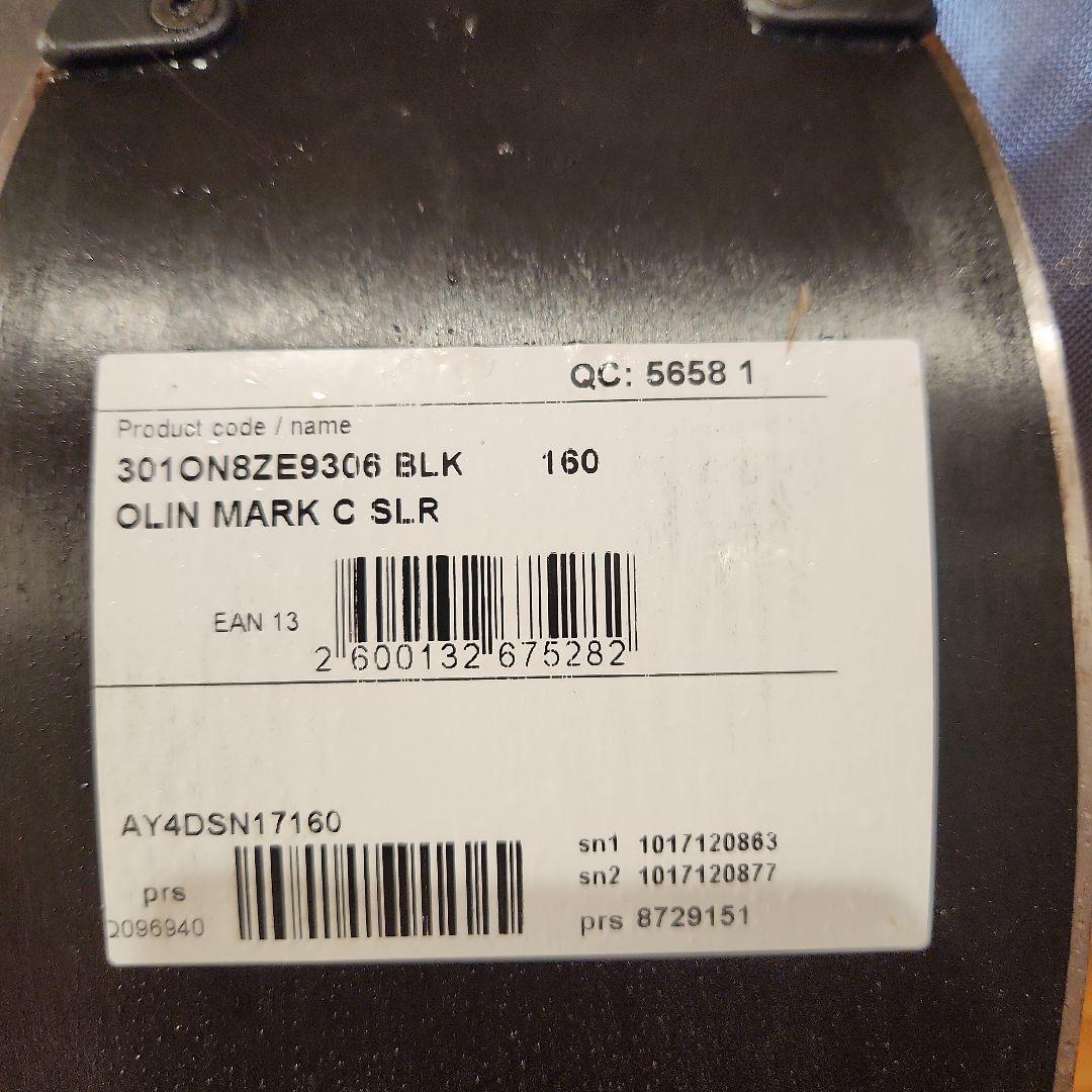 新品　オーリン　160cm 少しサビあり　スキー板