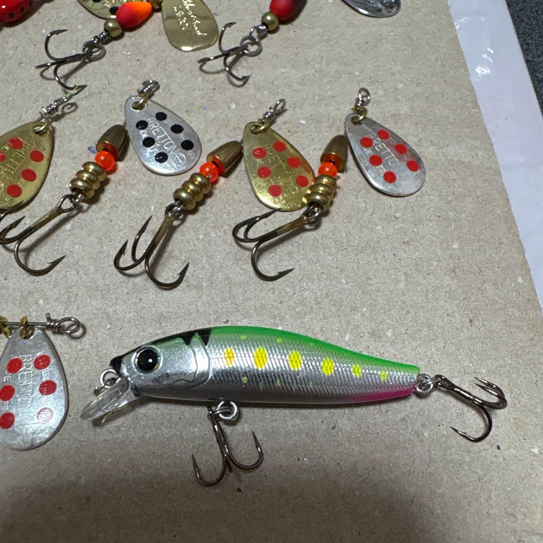 シルバークリーク8個 ブレットン7個 MIU 計17個セット 管釣り トラウト