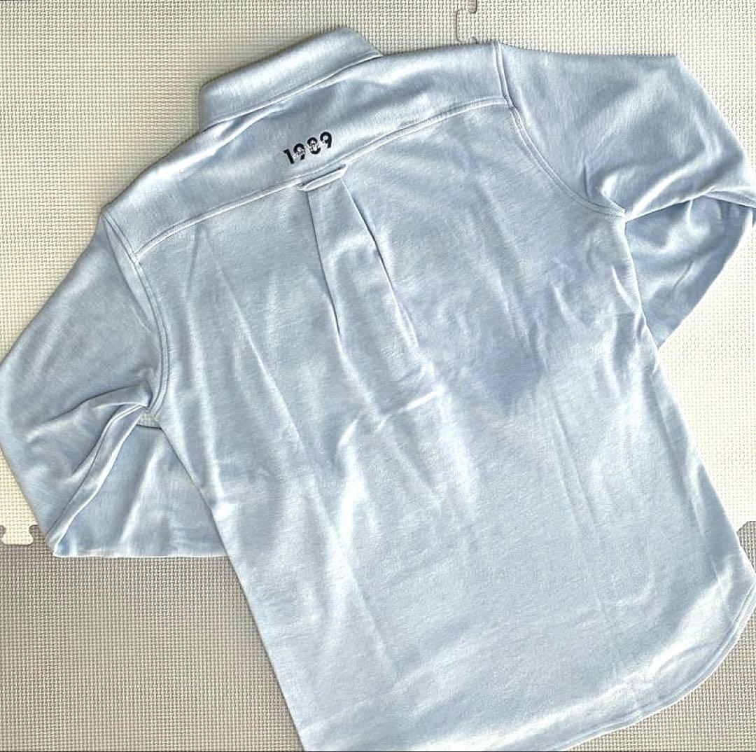 パーリーゲイツ ストレッチカノコ スムースピーチ長袖ポロシャツ（SAX／4）