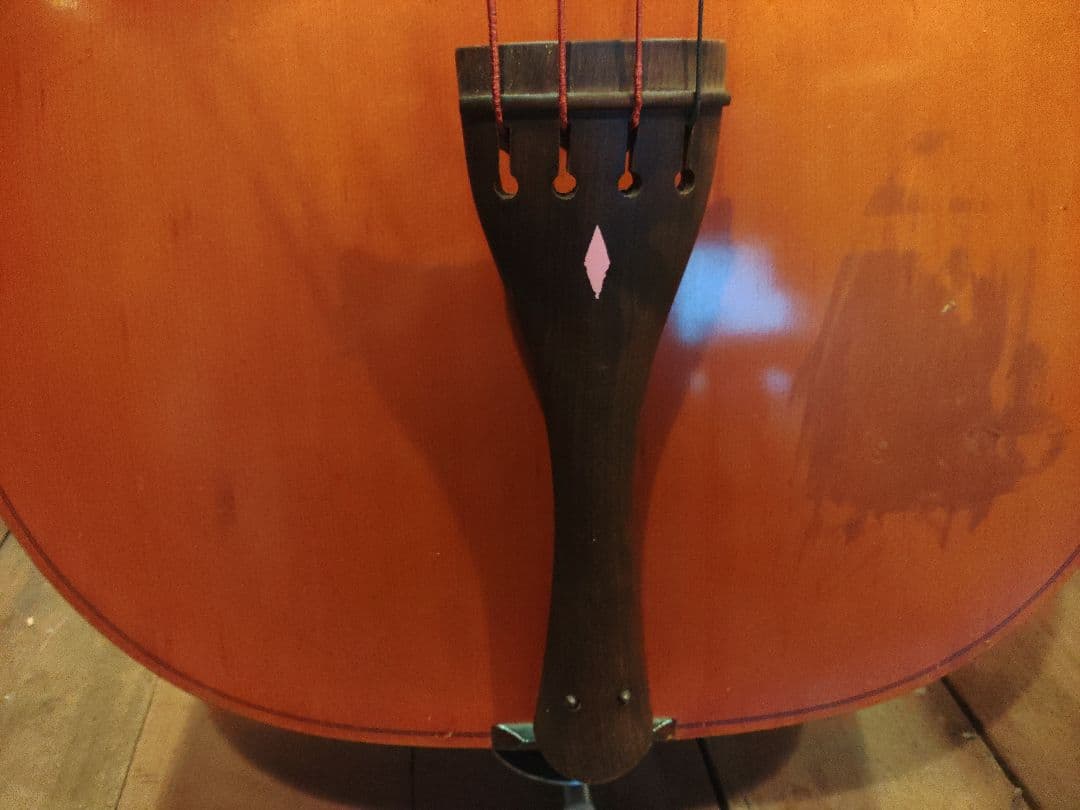 コントラバスウッドベース SUZUKI4/4サイズgold999購入はコメ下さい