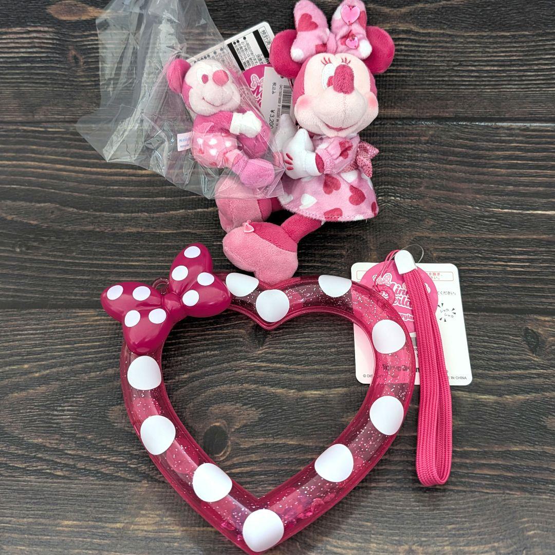 ディズニー　新品　ミッキー　ミニー　　ぬいぐるみチャーム　セット　パルパルーザ