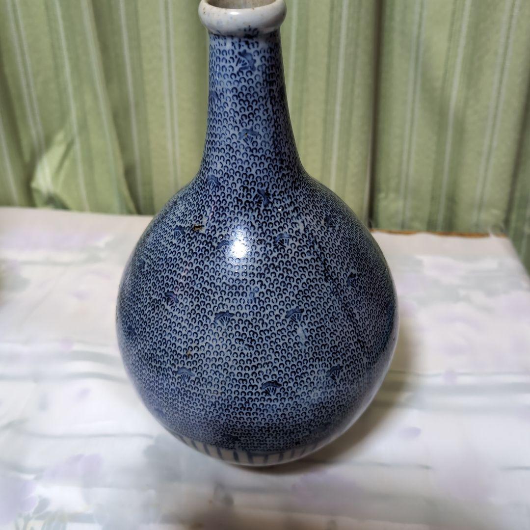 古伊万里、笹徳利、微塵徳利、松竹唐草模様徳利３点セツト