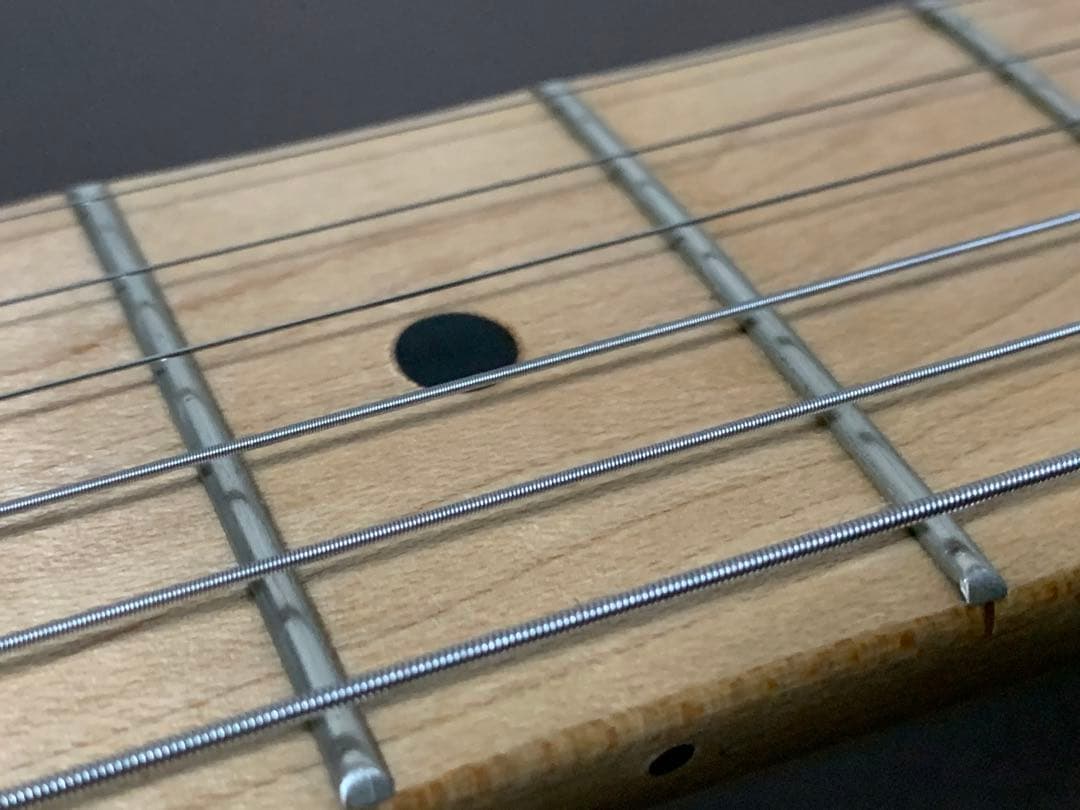 メーカー不明 ストラトキャスター メイプル指板 st 黒 ブラック ストラト