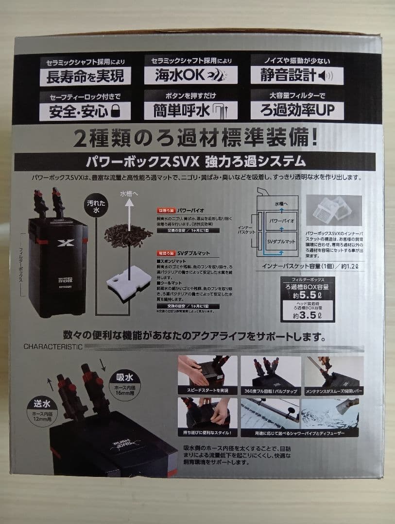KOTOBUKI POWER BOX SV450X フィルター