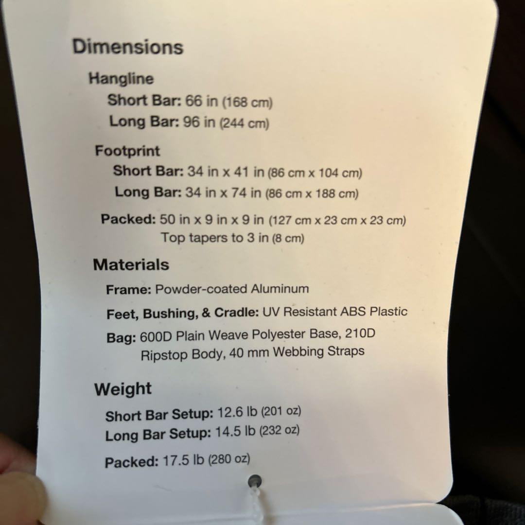 KAMMOK ポータブルハンモックスタンド