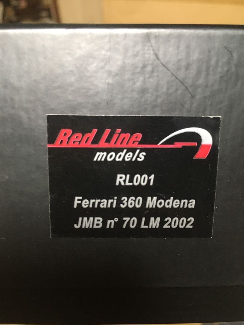 ミニカー Red line Ferrari 360 Modena JMB 70 2002