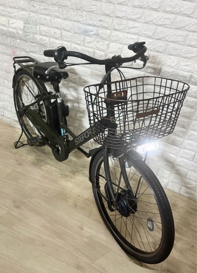 ✨人気ステップクルーズ✨カーボンベルト✨自動充電✨長距離✨ブリヂストン電動自転車